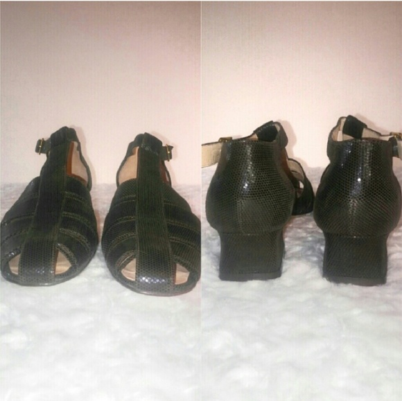 Joel Parker Neva Vintage Brown Snake Serpent Shoes - Picture 4 of 8